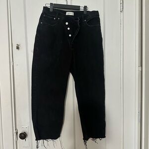 Black Distressed Women's Jeans